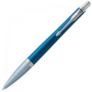 Ручка шариковая PARKER 'Urban Premium Dark Blue CT', корпус темно-синий, хромированные детали, синяя, 1931565