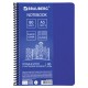 Тетрадь А5, 80 листов, BRAUBERG 'Metropolis', спираль пластиковая, клетка, обложка пластик, СИНИЙ, 403397