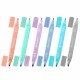 Набор текстовыделителей двусторонних 6 ПАСТЕЛЬНЫХ ЦВЕТОВ, BRAUBERG 'Macaroon', линия 1-5 мм, 152513