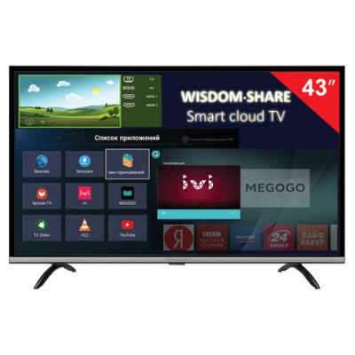 Телевизор THOMSON T43FSL5140, 43' (108 см), 1920х1080, Full HD, 16:9, Smart TV, Android, Wi-Fi, черный