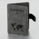 Обложка для паспорта и документов с защитой от считывания, 9 карманов, магнит, экокожа, серо-голубая, BRAUBERG, 238756
