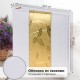 Фотоальбом BRAUBERG на 200 фото 10х15 см, под кожу, бумажные страницы, бокс, бело-золотистый, 391112