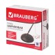 Ручка шариковая настольная BRAUBERG 'Стенд-Пен Блэк 2', СИНЯЯ, цепочка, корпус черный, линия письма 0,5 мм, 141347