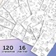 Стикербук РАСКРАСЬ И НАКЛЕЙ А5, 16 листов, 120 стикеров, на гребне, BRAUBERG, 'Котики', 666048