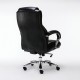 Кресло офисное BRABIX PREMIUM 'Status HD-003', нагрузка до 250 кг, рециклированная кожа, хром, черное, 531821