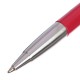 Ручка шариковая PARKER 'Vector Standard Red CT', корпус красный, детали из нержавеющей стали, синяя, 2025453