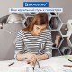 Циркуль с защитным колпачком BRAUBERG 'ULTRA', 135 мм, графитовый, блистер, 210817