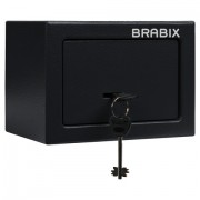 Сейф мебельный BRABIX 'SF-140KL', 140х195х140 мм, ключевой замок, черный, 291140, S103BR210114