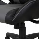 Кресло компьютерное BRABIX 'GT Racer GM-100', две подушки, экокожа, черное/серое, 531926
