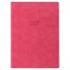 Тетрадь-скетчбук 60 л. обложка кожзам под замшу, сшивка, B5 (179х250мм), 70 г/м2, КОРАЛЛОВЫЙ, BRAUBERG CAPRISE, 403864