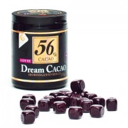 Шоколад LOTTE 'Dream Cacao', горький (какао 56%), в кубиках, в пластиковой банке, 106 г