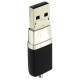 Флеш-диск 16 GB, SILICON POWER LuxMini 710, USB 2.0, металлический корпус, черный, SP16GBUF2710V1K