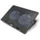 Подставка для ноутбука с охлаждением 2 порта USB-A, LED подсветка, 37х26х5см, BRAUBERG, 513617