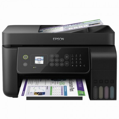 МФУ струйное EPSON L5190 '4 в 1', А4, 33 стр./мин (ч/б), 15 стр./мин (цвет.), АПД, сетевая карта, Wi-Fi, C11CG85405