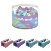 Точилка ERICH KRAUSE 'EasySharp Pastel', клиновидная, корпус ассорти, 63782