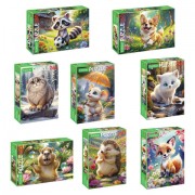 Пазл картонный 'МИР ПУШИСТЫХ ЧУДЕС' 260 элементов АССОРТИ, 220х330 мм, HATBER