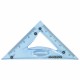 Набор чертежный малый гибкий ЮНЛАНДИЯ 'FLEX' (линейка 15 см, 2 треугольника, транспортир), пенал, 210681