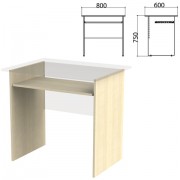 Каркас к столу компьютерному 'Канц' 800х600х750 мм, цвет дуб молочный, СК25.15.2