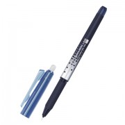 Ручка стираемая гелевая с грипом BRAUBERG 'LINE DARK COLOR', СИНЯЯ, игольчатый наконечник 0,7 мм, линия письма 0,5 мм, 144438