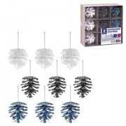 Украшение ёлочное 9 шт., 4 см, 'Шишки', пластик, ЗОЛОТАЯ СКАЗКА, 592455