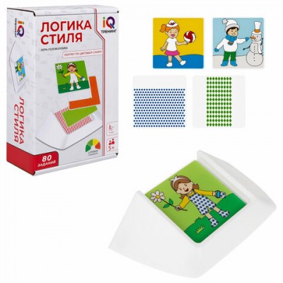 Настольная логическая игра IQ ТРЕНИНГ 'Логика стиля', 1TOY, Т25561