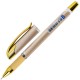 Ручка шариковая масляная с грипом BRAUBERG 'Delta Plus Gold', СИНЯЯ, пишущий узел 0,7 мм, линия письма 0,35 мм, 144256