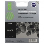 Картридж струйный CACTUS (CS-EPT0921) для EPSON Stylus C91/CX4300/T26/T27/TX106, черный