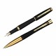 Набор PARKER 'Urban Black GT': шариковая ручка синяя и перьевая ручка синяя, 2093381