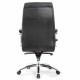Кресло офисное BRABIX PREMIUM 'Phaeton EX-502', натуральная кожа, хром, черное, 530882