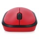 Мышь беспроводная LOGITECH M220, 2 кнопки+1 колесо-кнопка, оптическая, красно-чёрная, 910-004880