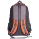 Рюкзак BRAUBERG 'SpeedWay 2', 25 л, размер 46х32х19 см, ткань, серо-оранжевый, 224448