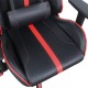 Кресло компьютерное BRABIX 'GT Carbon GM-120', две подушки, экокожа, черное/красное, 531931