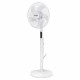 Вентилятор напольный LCD-дисплей, пульт ДУ SONNEN FS40-A999, 50 Вт, 3 режима, белый, 455735