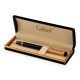 Ручка подарочная шариковая GALANT 'Classic', корпус черный с золотистым, золотистые детали, пишущий узел 0,7 мм, синяя, 140400