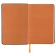 Ежедневник датированный 2021 А5 (138х213 мм) BRAUBERG 'Stylish', кожзам, оранжевый, 111444