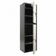 Шкаф металлический для документов ПРАКТИК 'SL-150/2Т' ГРАФИТ, в1490*ш460*г340мм, 36 кг, сварной, S10799152502