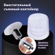 Точилка электрическая BRAUBERG DOUBLE BLADE WHITE, двойное лезвие, питание от 2 батареек, 271337