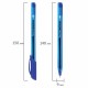Ручка гелевая BRAUBERG 'Extra Glide Gel', СИНЯЯ, трехгранная, игольчатый наконечник 0,7 мм, линия 0,5 мм, 144076