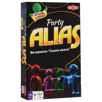 Игра настольная 'Alias 'СКАЖИ ИНАЧЕ. Вечеринка', компактная версия, TACTIC, 53370