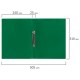 Папка на 2 кольцах А4 BRAUBERG PIXEL, 25 мм, темно-зеленая, до 170 листов, 0,5 мм, 273033