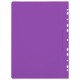 Скоросшиватель пластиковый с перфорацией BRAUBERG EXTRA, А4, 140/180 мкм, фиолетовый, 272897