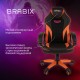 Кресло компьютерное BRABIX 'Accent GM-161', TW/экокожа, черное/оранжевое, 532577, 7083505