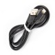 Кабель USB 2.0 – Lightning, 1 м, RED LINE, для подключения портативных устройств, черный, УТ000008646
