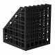 Лоток вертикальный для бумаг BRAUBERG 'MAXI Plus', 240 мм, 6 отделений, сетчатый, сборный, черный, 237015