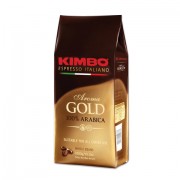 Кофе в зернах KIMBO 'Aroma Gold Arabica' (Кимбо 'Арома Голд Арабика'), натуральный, 1000 г, вакуумная упаковка