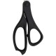 Ножницы BRAUBERG 'NUMBER ONE', 210 мм, черные, 3-сторонняя заточка, эргономичные ручки, 238850