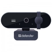 Веб-камера DEFENDER G-lens 2580, Full HD, 2 Мп, микрофон, USB 2.0, регулируемый крепеж, черная, 63112
