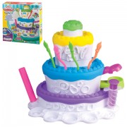 Набор для творчества PLAY-DOH Hasbro 'Праздничный торт', пластилин 5 цветов + аксессуары, в коробке, A7401