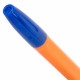Ручка шариковая с грипом BRAUBERG 'ULTRA GT ORANGE', КОМПЛЕКТ 20 ШТУК, СИНЯЯ, линия 0,35 мм, 144058