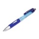 Ручка шариковая автоматическая с грипом BRAUBERG 'Neo', СИНЯЯ, корпус синий, узел 0,7 мм, линия письма 0,35 мм, 141074